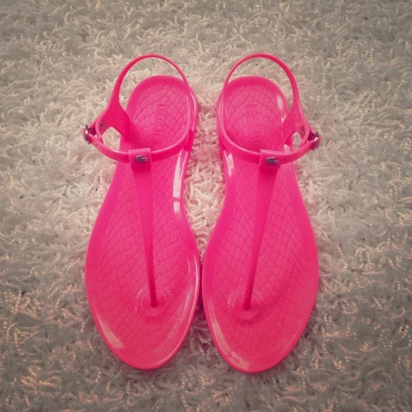 Lacoste Shoes - Lacoste Jelly Sandals - Pink - Size 37